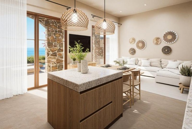 Plaka bei Chania Nordkreta, Plaka: Neubau-Projekt! Traumhafte Villen mit Pool und Meerblick zu verkaufen Haus kaufen